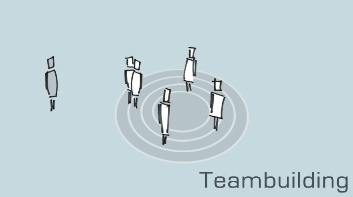 Grafik: Teambuilding - internationale Teams - Coachung